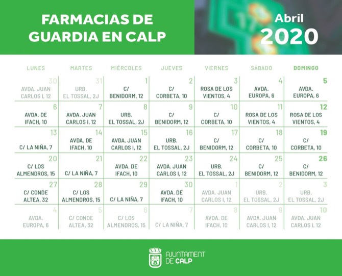 Farmacias En Calpe